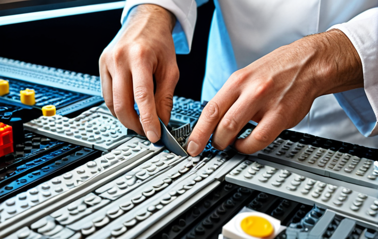 **
A skilled textile engineer, a "textile maestro," expertly manipulating threads like a chef with knives, creating innovative materials for diverse industries like automotive, architecture, and medicine. The scene should evoke a sense of limitless possibilities, like assembling Lego blocks, with futuristic textile designs in the background.
**