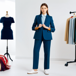 **

"A young, professional fashion designer in a bright studio, surrounded by fabric swatches and design sketches, fully clothed in modest attire, appropriate content, safe for work, perfect anatomy, correct proportions, well-formed hands, natural light, family-friendly, professional environment."

**