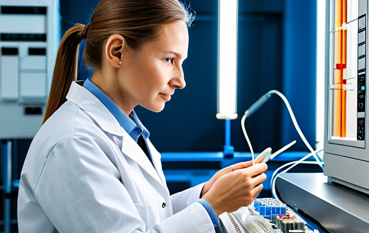 **
"A textile engineer in a fully clothed, professional lab coat, working with advanced fiber materials in a modern research laboratory. Safe for work, appropriate content, perfect anatomy, correct proportions, well-formed hands, proper finger count, natural pose, professional, family-friendly. Focus on innovation and technology, showcasing advanced textiles."
**