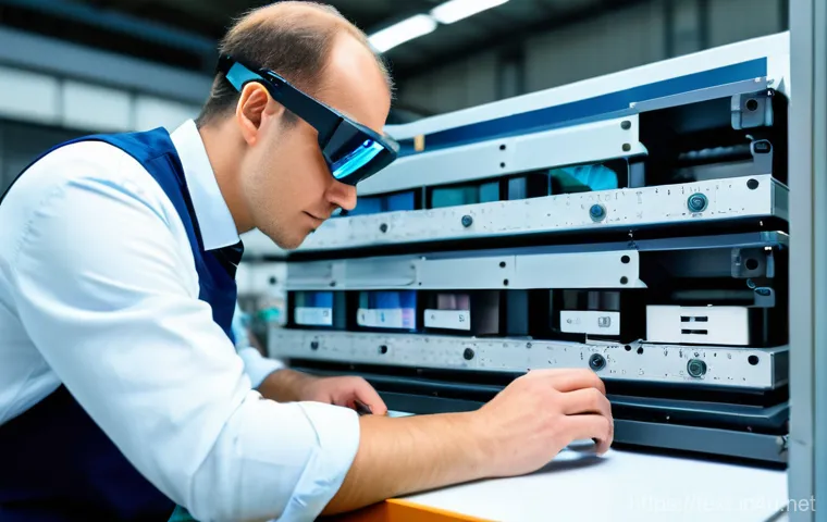 섬유기사 자격증의 가치와 전망 - A diverse group of textile engineers and scientists, wearing protective eyewear and lab coats, are a...