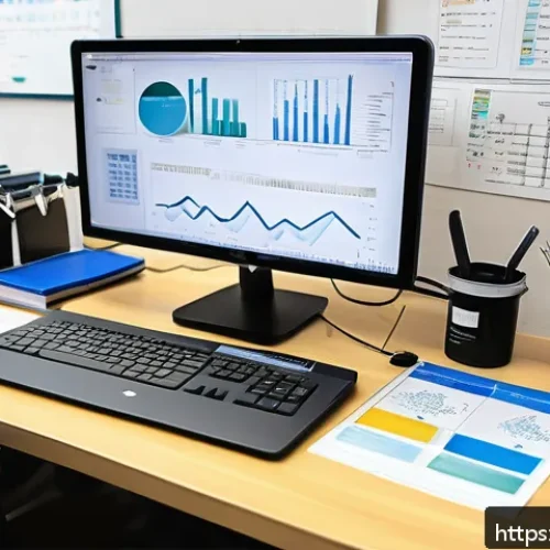 섬유기사와 실기시험의 합격 전략 - A detailed illustration of a study desk setup for a textile engineer preparing for the practical exa...